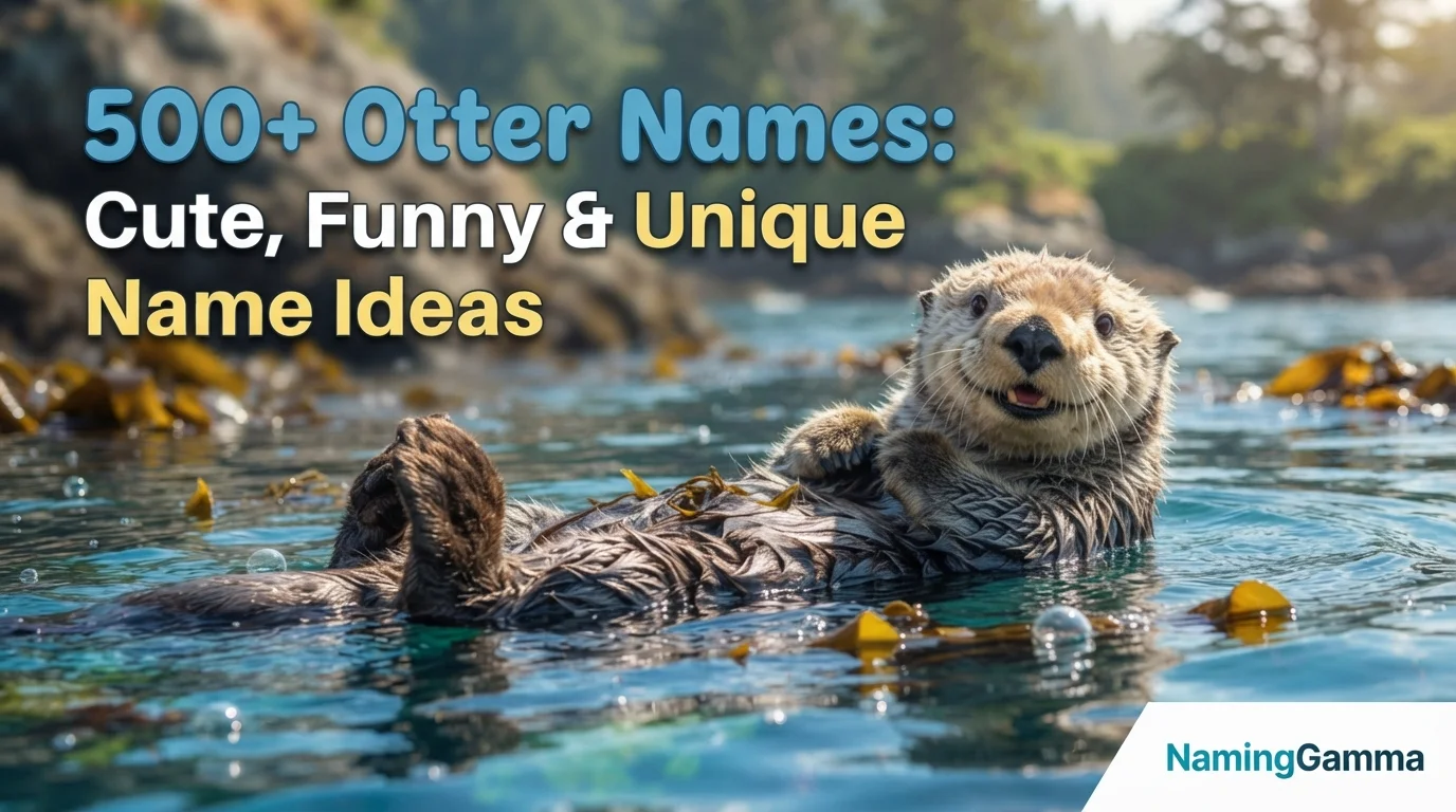500+ Otter Names: Cute, Funny & Unique Name Ideas