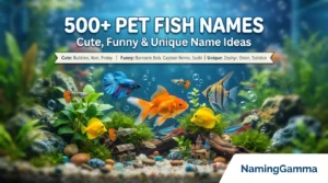 500+ Pet Fish Names: Cute, Funny & Unique Name Ideas
