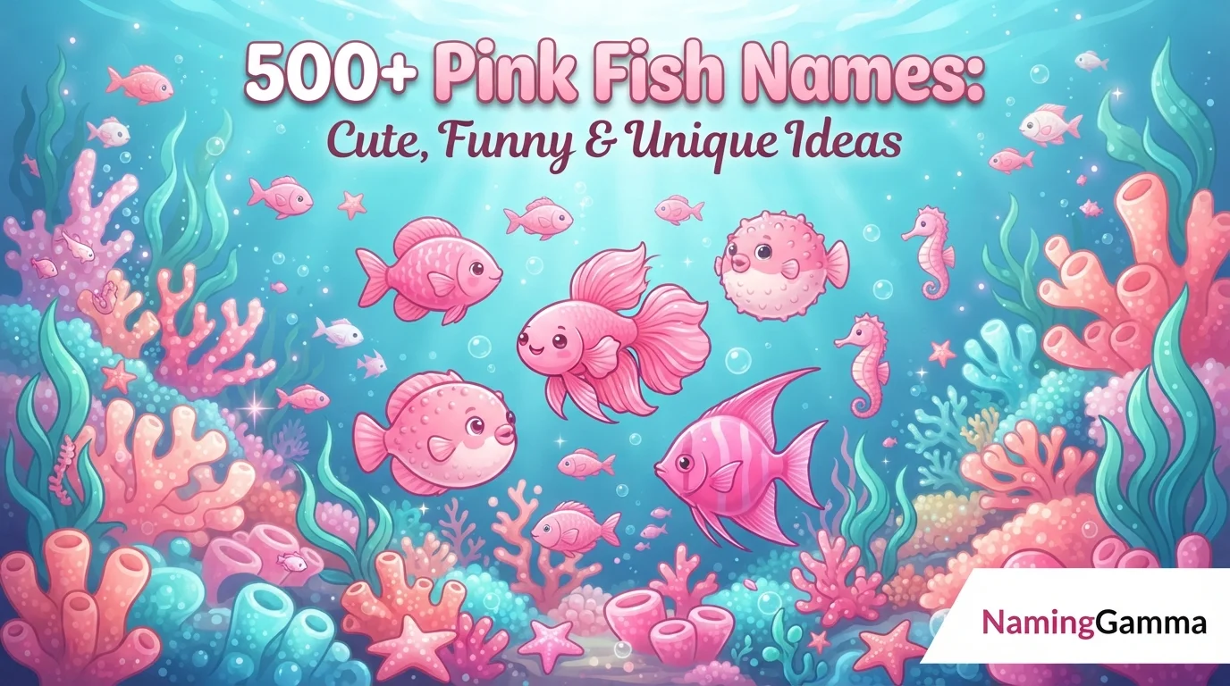 500+ Pink Fish Names: Cute, Funny & Unique Ideas