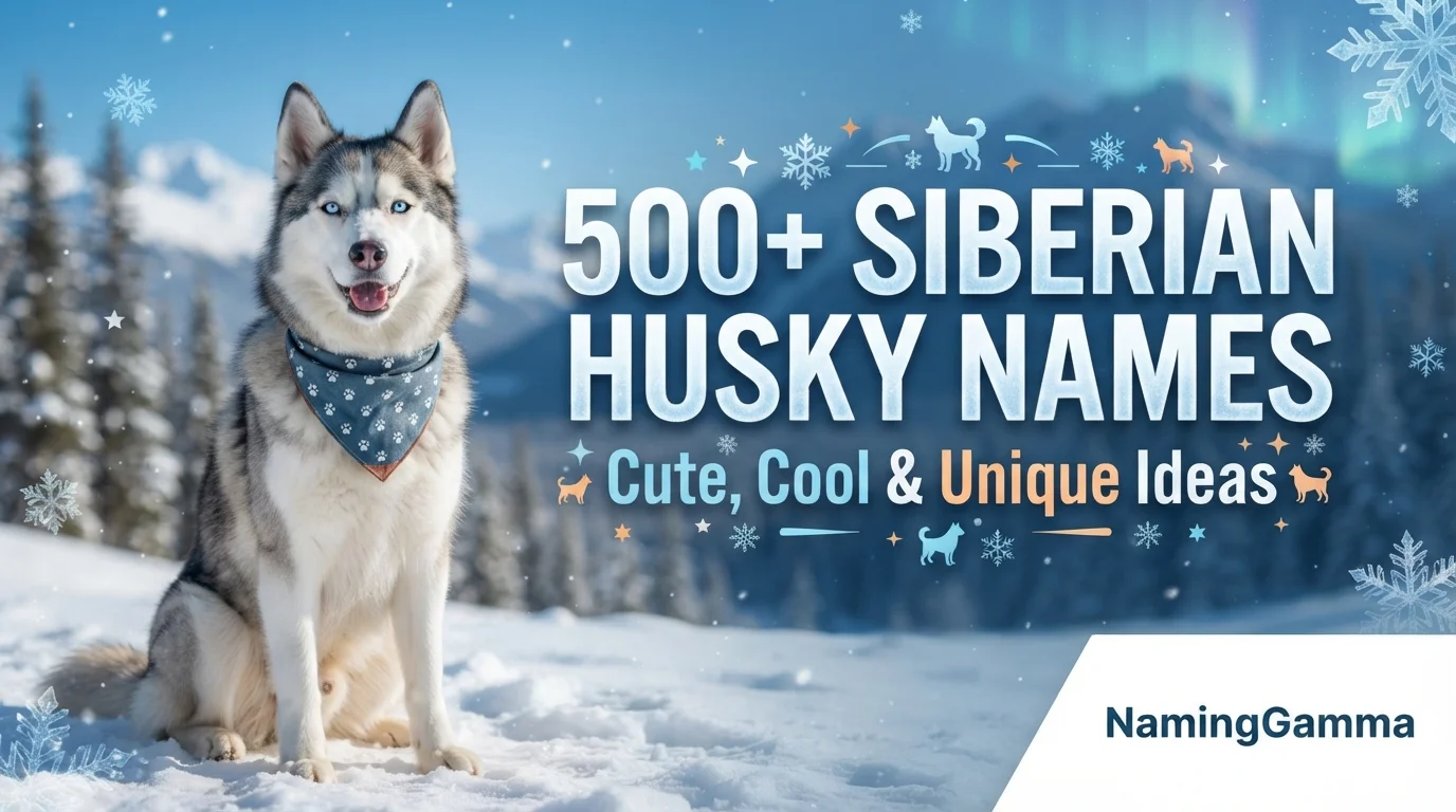 500+ Siberian Husky Names: Cute, Cool & Unique Ideas