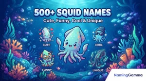 500+ Squid Names: Cute, Funny, Cool & Unique