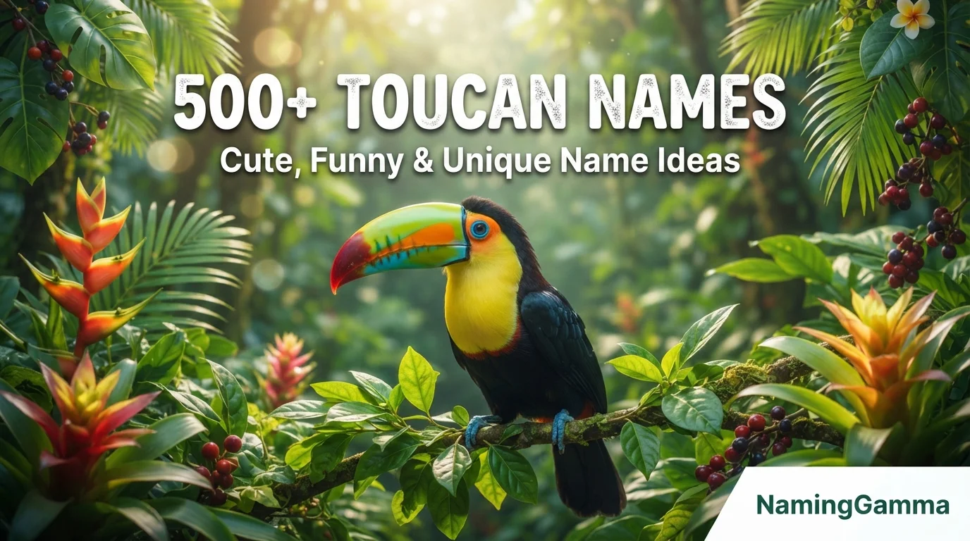 500+ Toucan Names: Cute, Funny & Unique Name Ideas