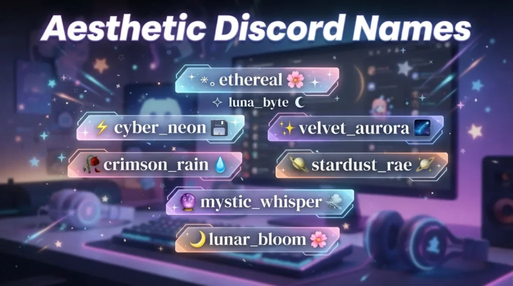 Aesthetic Discord Names