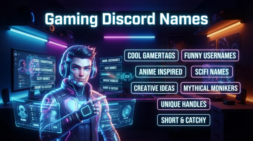 Gaming Discord Names
