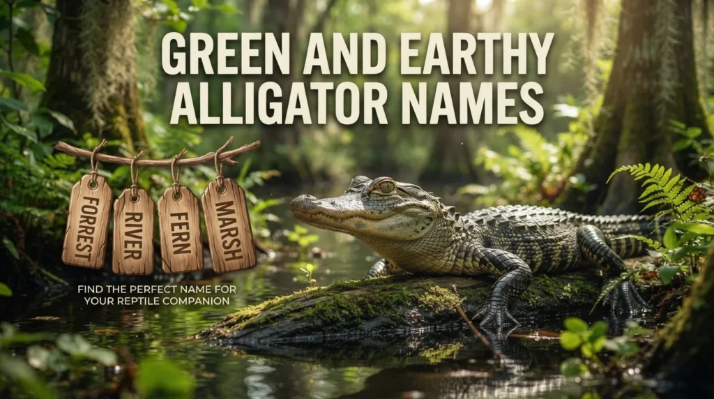 Green and Earthy Alligator Names