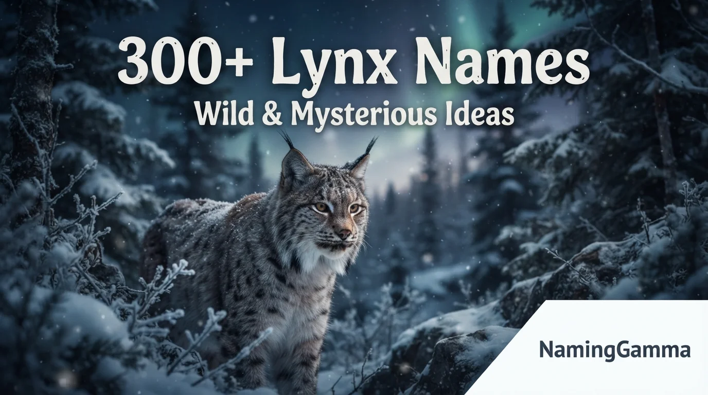 300+ Lynx Names: Wild & Mysterious Ideas