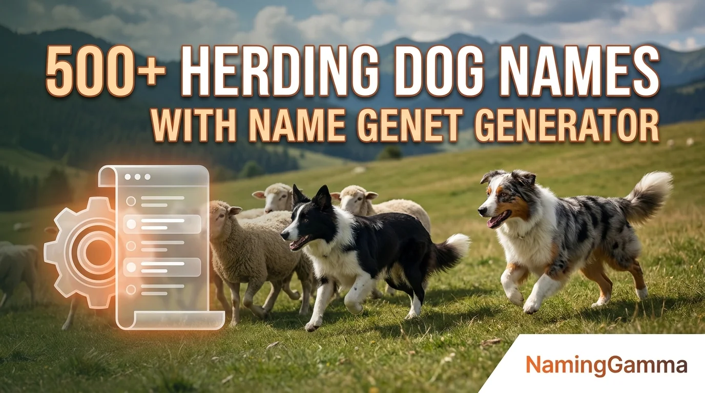 500+ Herding Dog Names With Name Generator