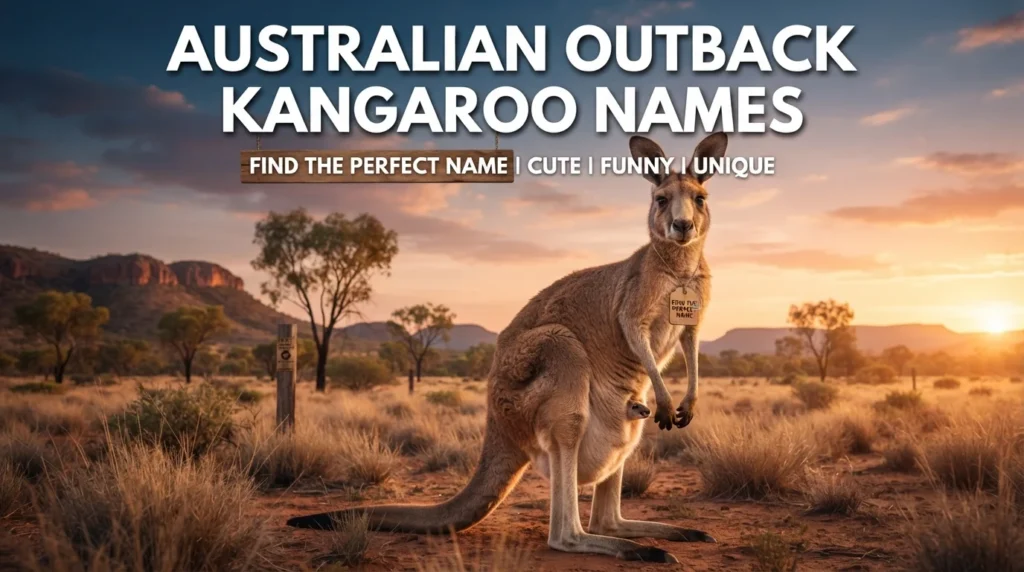 Australian Outback Kangaroo Names