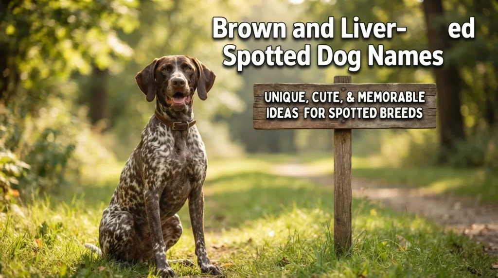 Brown and Liver-Spotted Dog Names