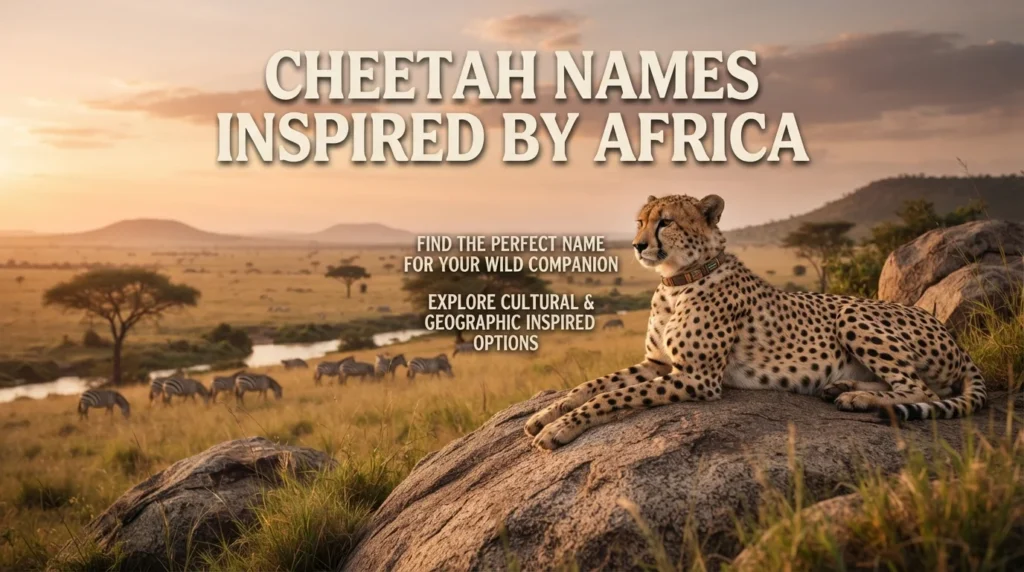 Cheetah Names Inspired by Africa