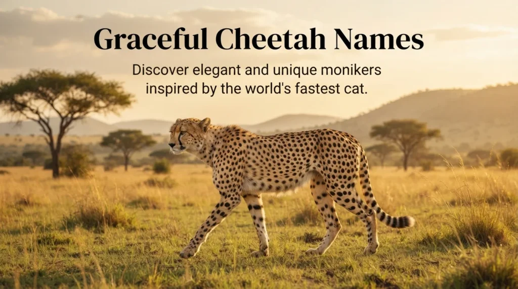 Graceful Cheetah Names