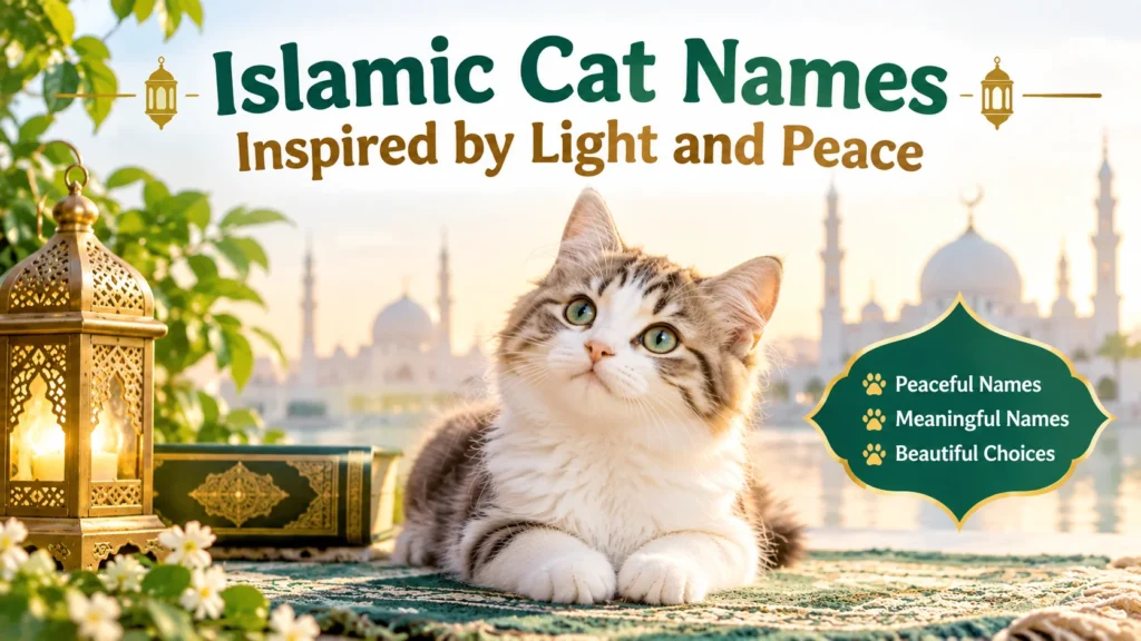 Islamic Cat Names Inspired by Light and Peace