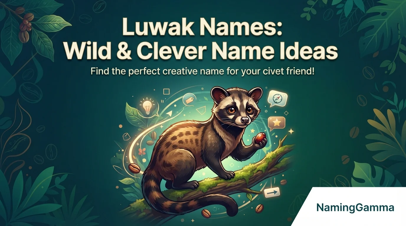 Luwak Names Wild & Clever Name Ideas
