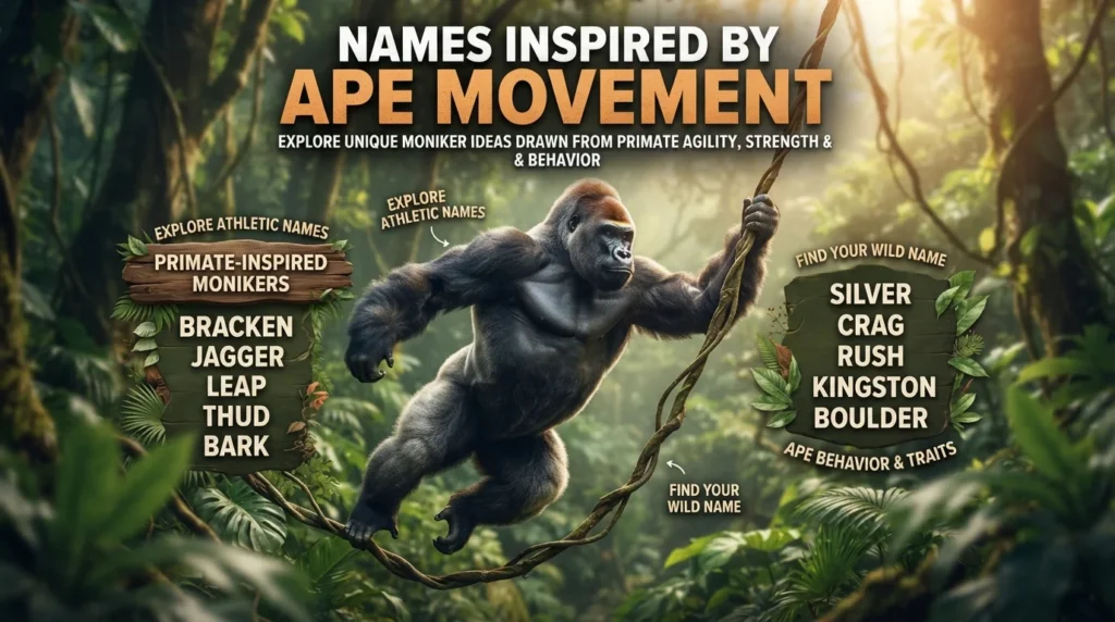 Names Inspired by Ape Movement