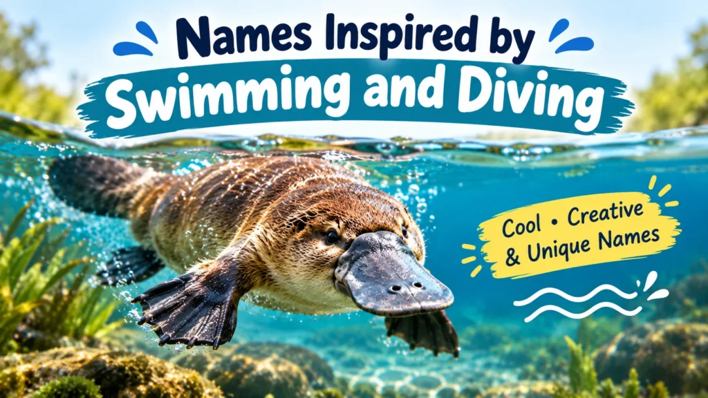 Names Inspired by Swimming and Diving