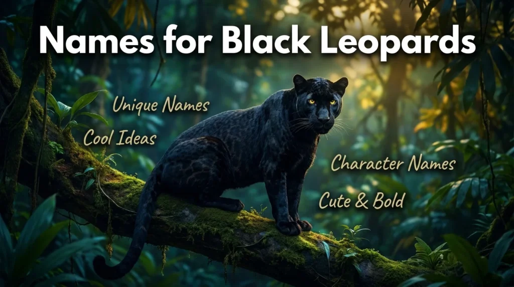 Names for Black Leopards