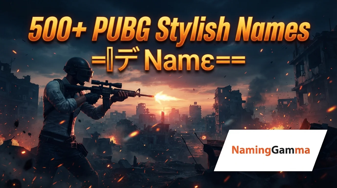 PUBG Stylish Names