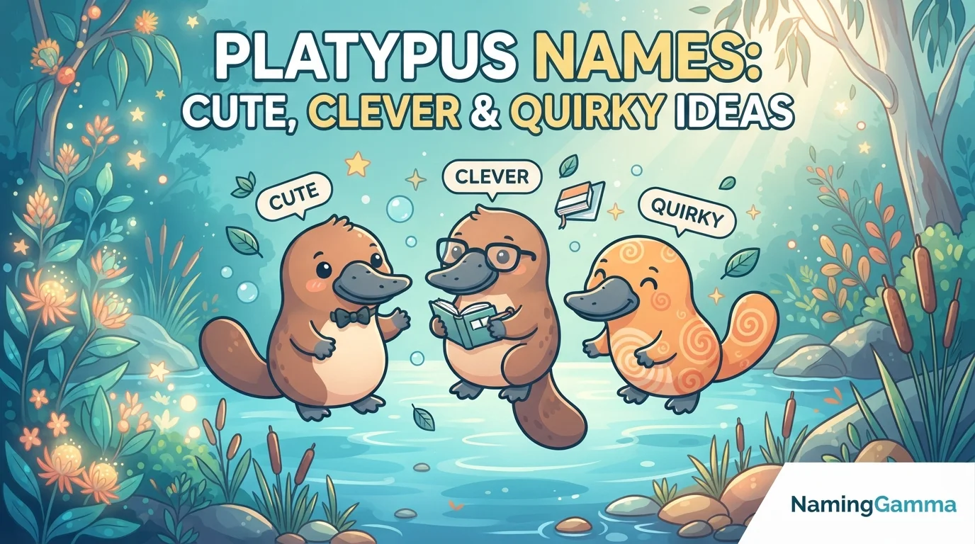 Platypus Names: Cute, Clever & Quirky Ideas