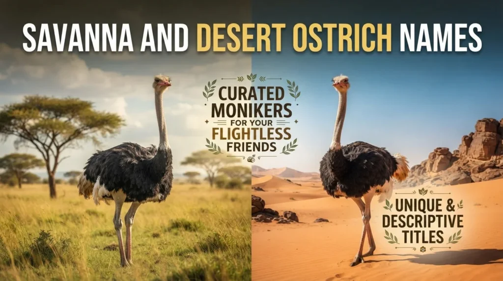 Savanna and Desert Ostrich Names