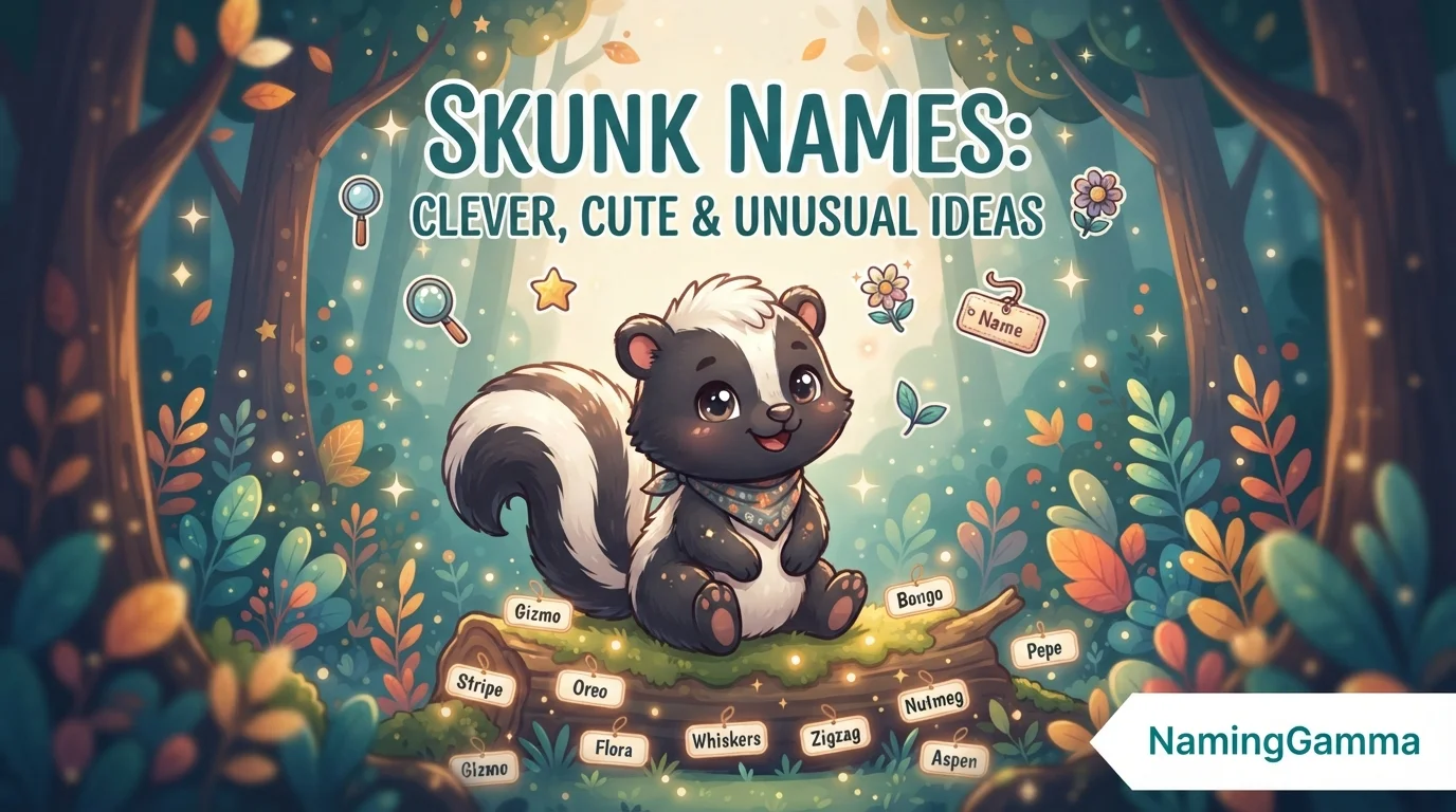 Skunk Names: Clever, Cute & Unusual Ideas