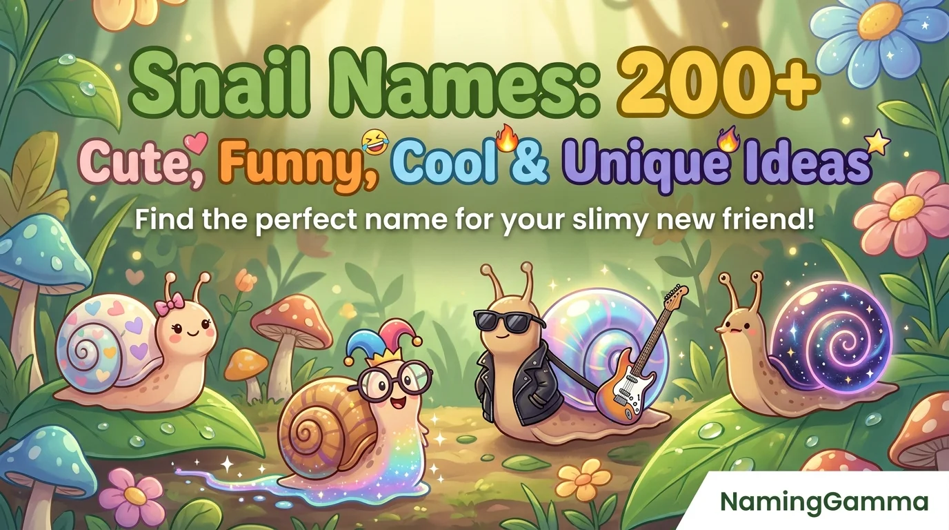Snail Names: 200+ Cute, Funny, Cool & Unique Ideas