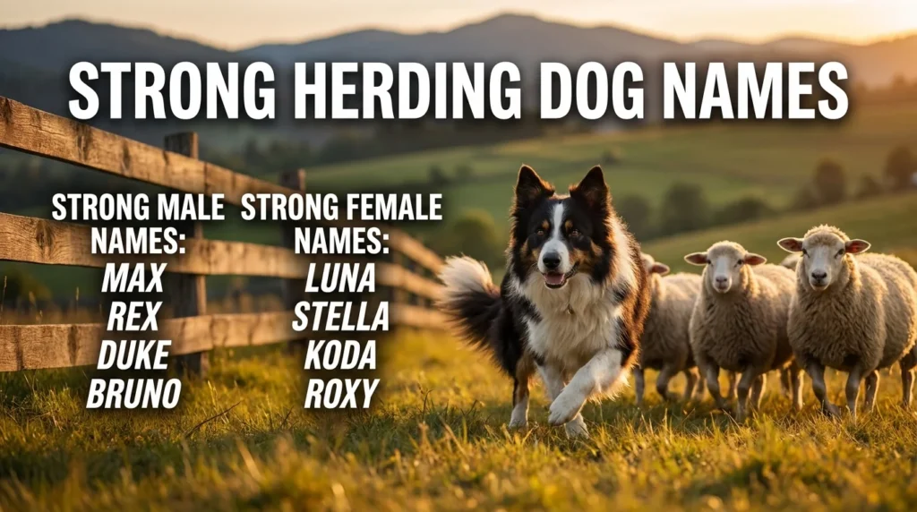 Strong Herding Dog Names