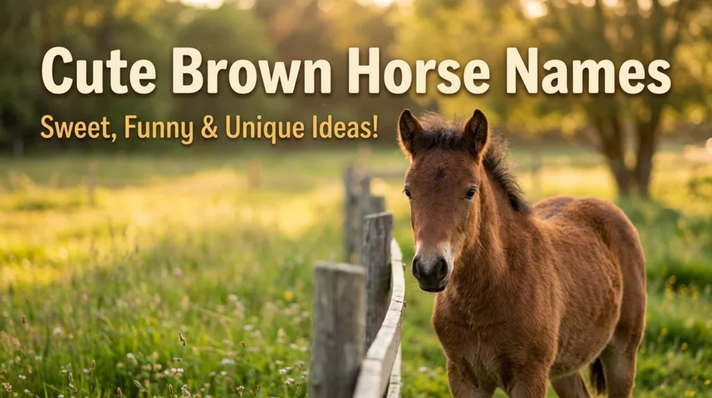 Cute Brown Horse Names