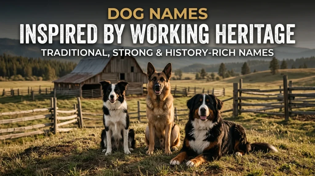 Dog Names Inspired by Working Heritage