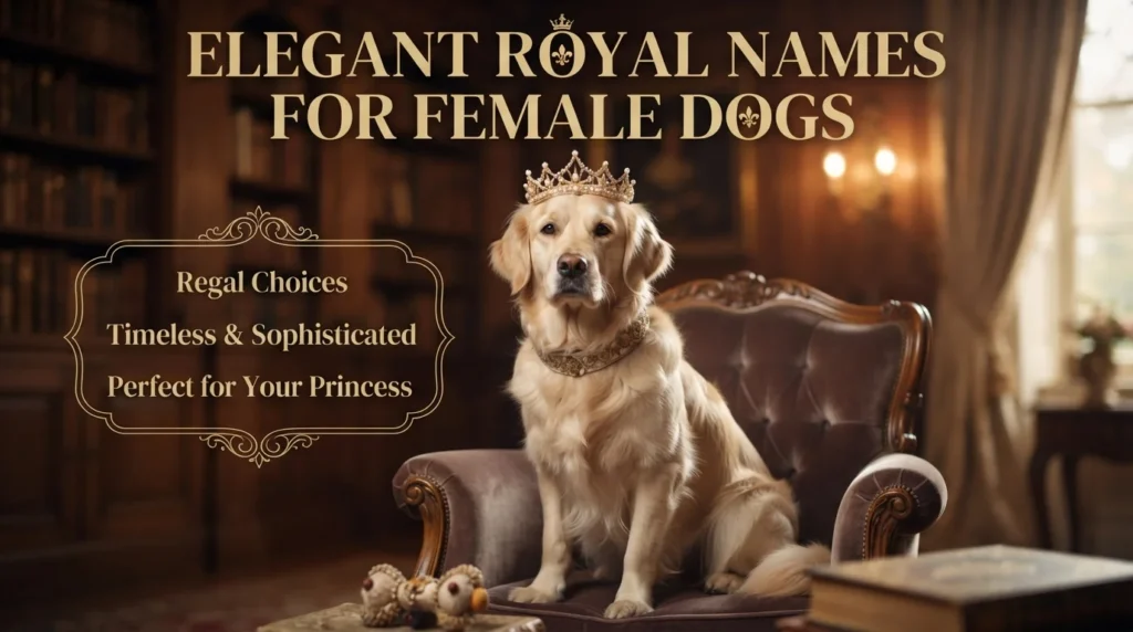 Elegant Royal Names for Female Dogs