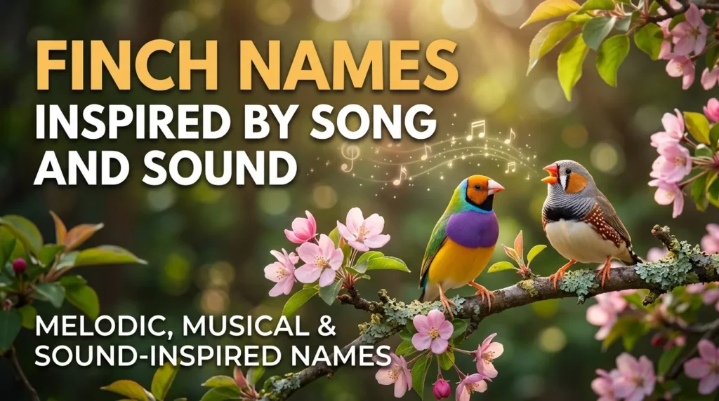 Finch Names Inspired by Song and Sound