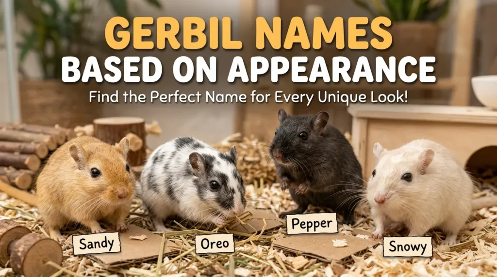 Gerbil Names Based on Appearance