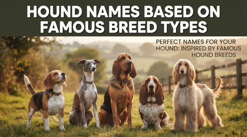 Hound Names Based on Famous Breed Types