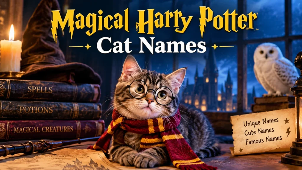 Magical Harry Potter Cat Names