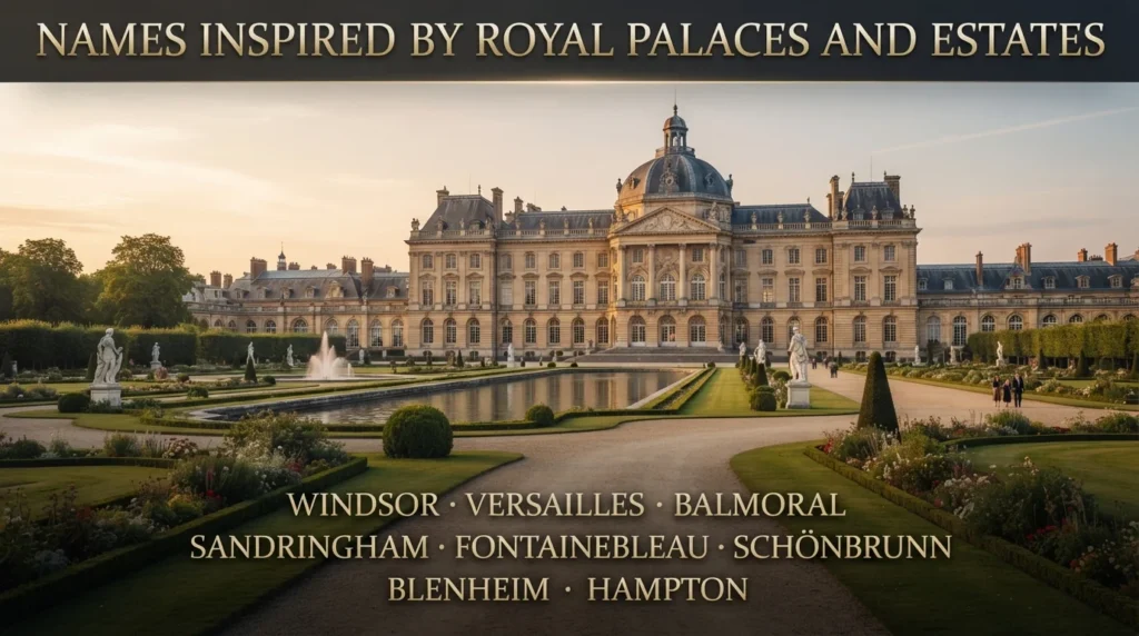 Names Inspired by Royal Palaces and Estates