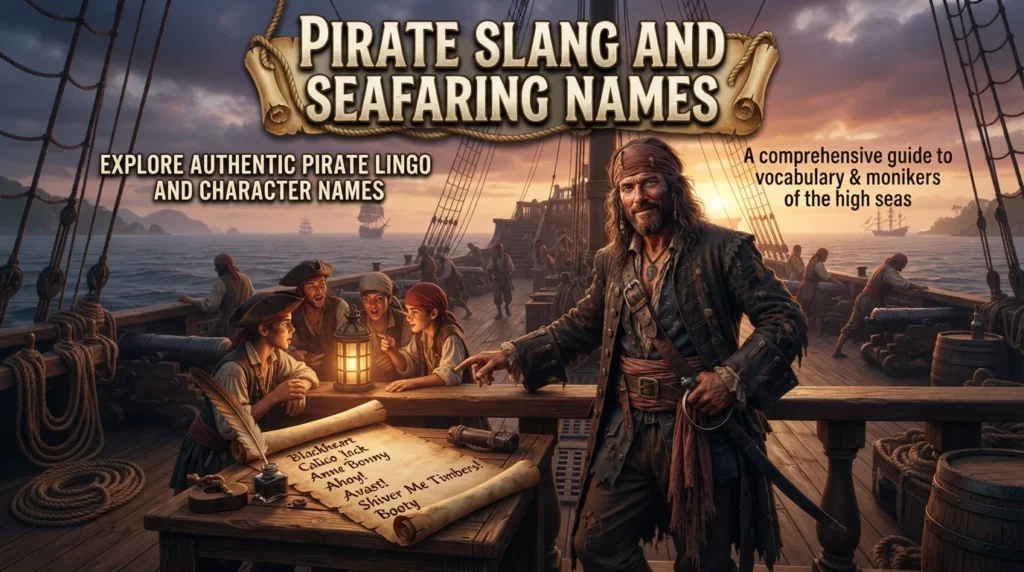 Pirate Slang and Seafaring Names