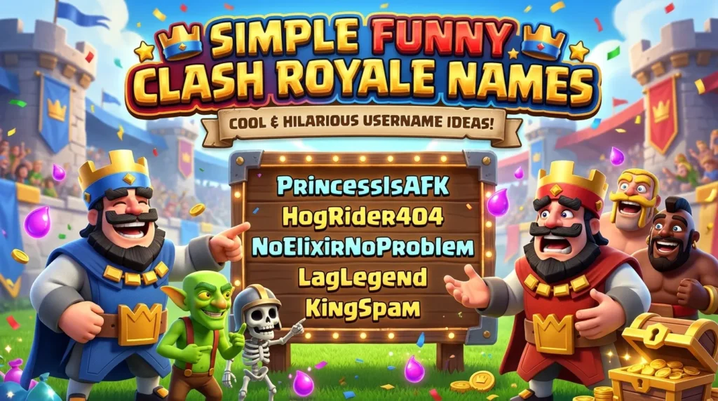 Simple Funny Clash Royale Names