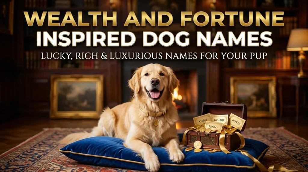 Wealth and Fortune Inspired Dog Names